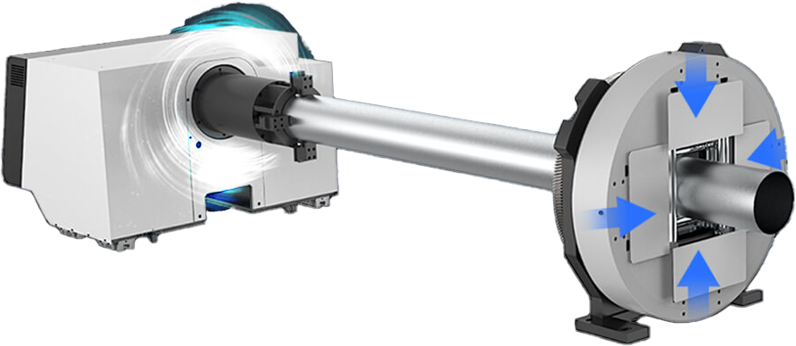 Mandrino pneumatico professionale